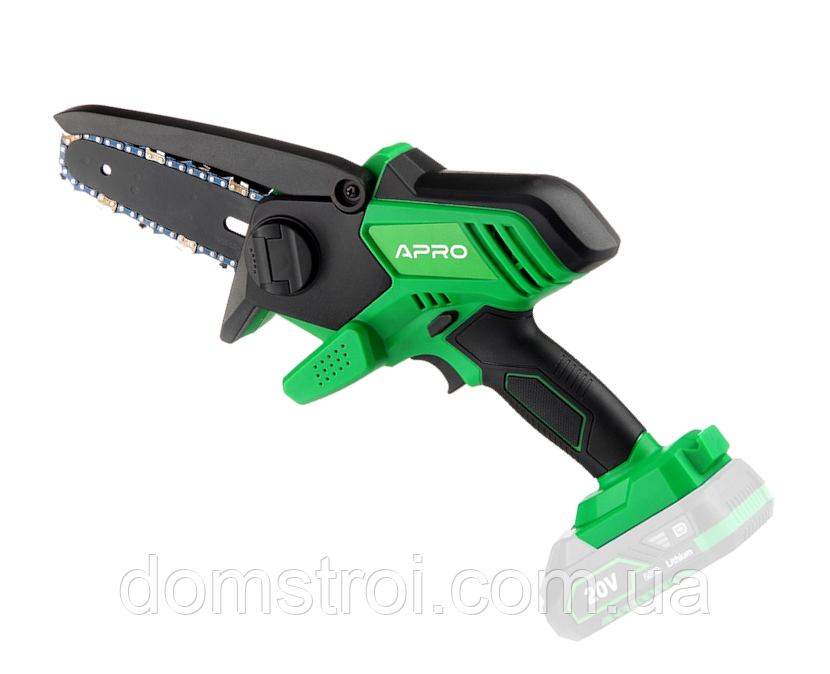 Міні-пила акумуляторна безключова 20В 4" APRO MS20 (895642) без АКБ, без ЗУ