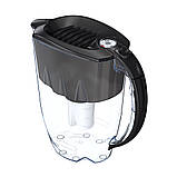 Фільтр глечик Аквафор Ідеал чорний 2,8л з 4 картриджами В15 (1+3шт), фото 2