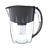 Фільтр глечик Аквафор Ідеал чорний 2,8л з 4 картриджами В15 (1+3шт), фото 3