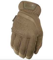 Тактичні сенсорні рукавички Mechanix Wear FastFit Coyote, міцні зручні армійські рукавиці койот для ВСУ