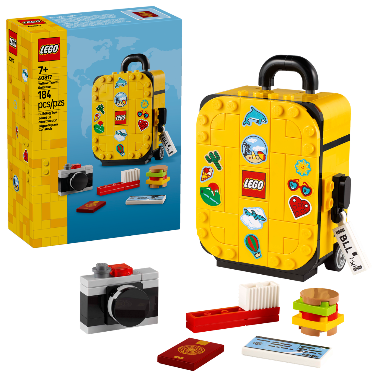 Конструктор Lego Exclusive Жовта дорожня валіза [40817], фото 1