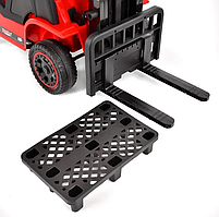 Дитячий електромобіль HECHT 52108 RED, навантажувач, 12 В, 2x40 Вт, до 35 кг, фото 7