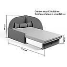 Дитячий диван Малютка, розкладне кутове крісло ліжко Малятко, фото 4