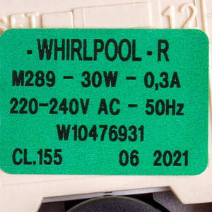 Насос (помпа) 480111100786 B25-6A для пральної машини Whirlpool 30W, фото 3