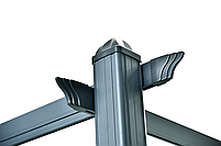 Пергола HECHT PERGOLA 4x3 м, алюмінієва, з розсувним тентом, фото 4