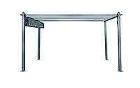 Пергола HECHT PERGOLA 4x3 м, алюмінієва, з розсувним тентом, фото 7