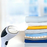 Відпарювач для одягу ручний 1100 Вт, парова праска Difei Handheld Garment Steamer, фото 6