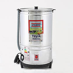 Маслоробка для вершкового масла з нержавійки Sahbaz 35л, Туреччина