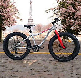 Велосипед гірський Crosser Fat Bike*16 26", сірий