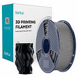 Пластик SUNLU Silk PLA+ Dual Color Black White, Reusable Spool v3, 1.75мм, 1кг, 205-230℃,Чорний Білий філамент для 3Д-друку, фото 2