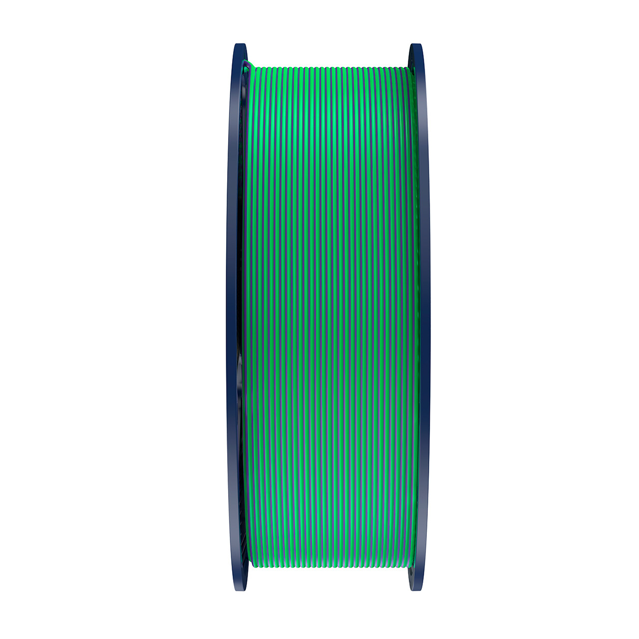 Пластик філамент SUNLU Silk PLA+ Dual Color Green Purple, Reusable Spool, 1kg