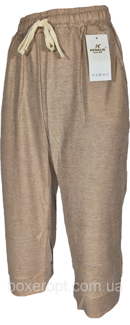 Бриджі жіночі Kenalin (No.780-2, 4XL-8XL, пісочні)