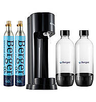 Набор Сифон Berger SM-102 Black + Бутылка Berger 1L + Баллон Berger CO2