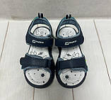 Босоніжки Girnaive для хлопчика 28-32 сині, фото 3