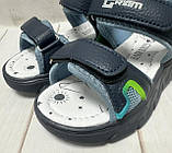 Босоніжки Girnaive для хлопчика 28-32 сині, фото 5