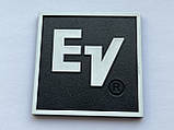 Значок, наклейка, логотип 63x63mm (plastic) на сітку колонки EV (Electro voice), фото 3