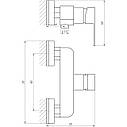 Змішувач для душу Globus Lux Milano GLM-0105N, фото 8