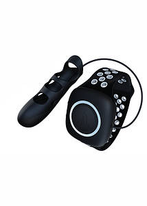 Вібронасадка на палець з браслетом Adrien Lastic чорно-сірий, розмір L