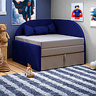 Дитячий диван Малютка, розкладне кутове крісло ліжко Малятко, фото 6