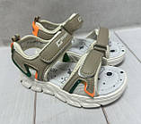 Босоніжки Girnaive для хлопчика 27-32 бежеві, фото 2