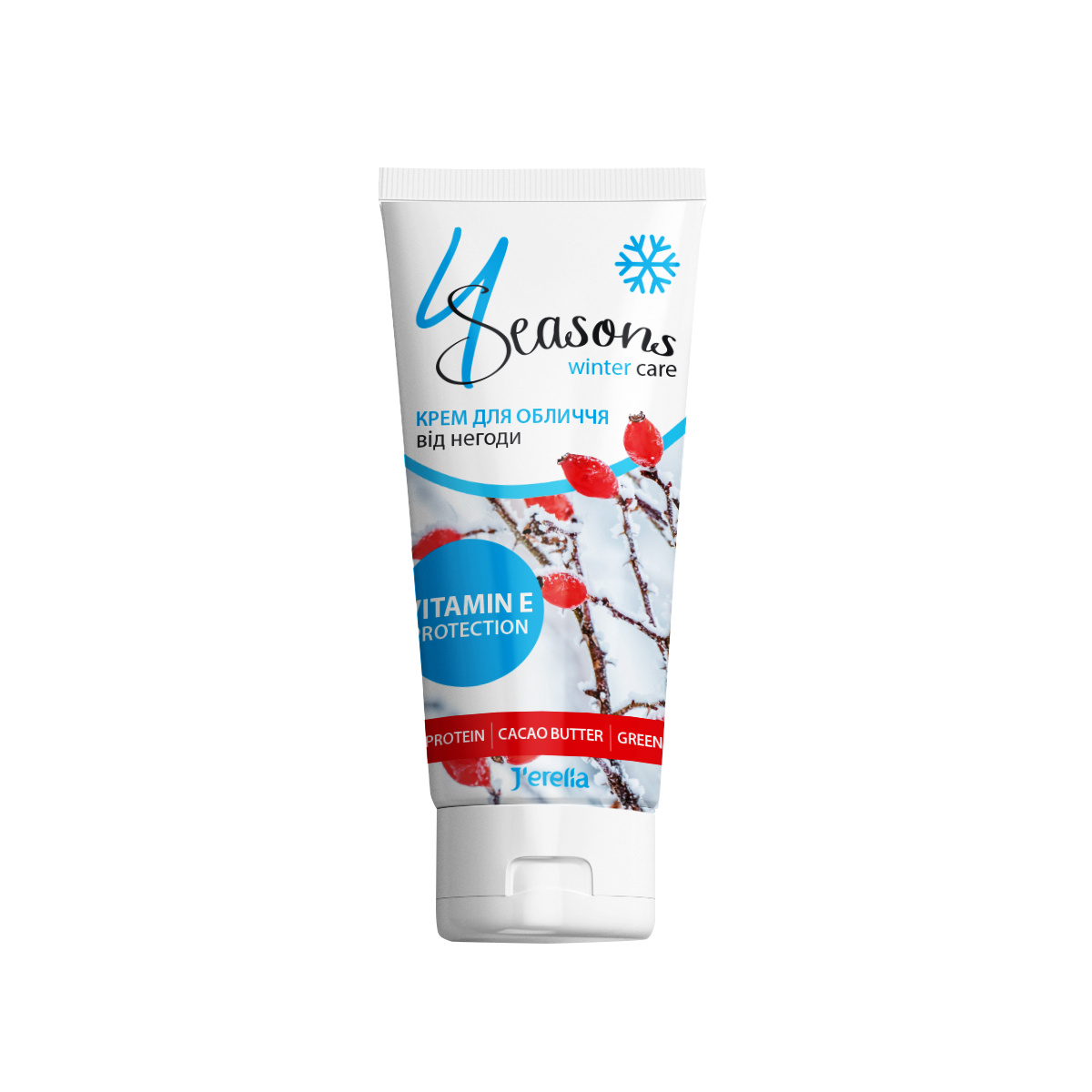 Зимовий крем для обличчя з протеїнами кашеміру 50 ml Jerelia 4seasons (06809), фото 1
