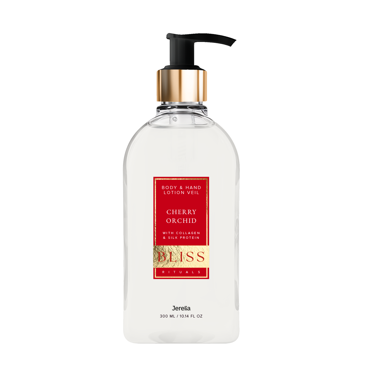 Лосьйон вуаль для тіла і рук "Cherry Orchid" 300 ml Jerelia Bliss (91106), фото 1