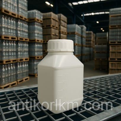 Каністра Пластикова 0,25л з Кришкою (HDPE Поліетилен Низького Тиску)