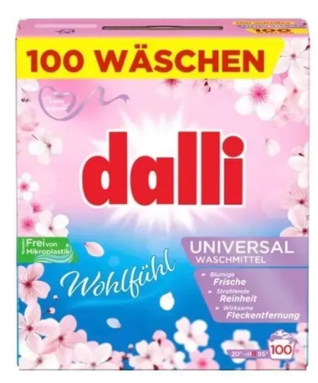 Універсальний пральний порошок Dalli Wohlfuhl Universal 6кг (100 прань), фото 1