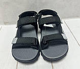 Стильні дитячі босоніжки eebb для хлопчика чорні/ сірі 31-36, фото 3