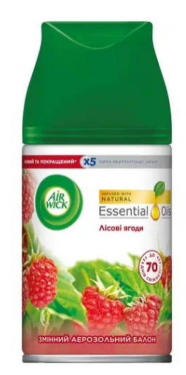 Освіжувач повітря Air Wick Freshmatic Life Scents Лісова ягода змінний балон 250 мл, фото 1
