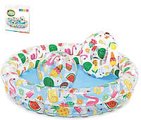 Дитячий басейн, Надувний басейн, басейн + мʼяч + дитячий круг, басейн для дитини на літо