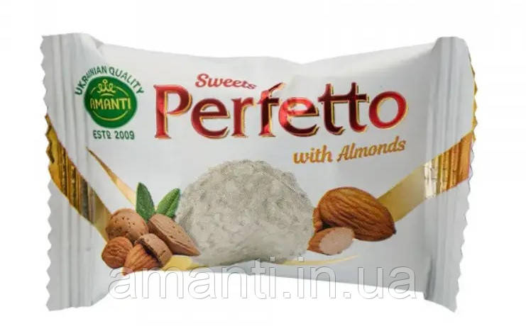 Цукерки «PERFETTO» з мигдалем, фото 1