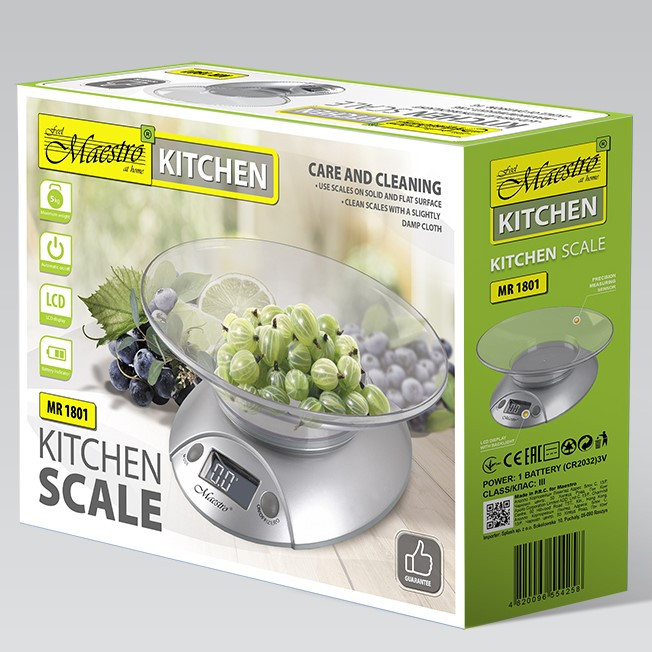 Кухонні ваги до 5 кг з чашою, фото 1