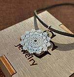 Срібний кулон Мандала, фото 6