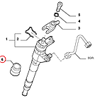 Ущільнювач форсунки 4 шт Fiat Ducato 250, Peugeot Boxer 3, Citroen Jumper 3 (2006-2014) 2.3/3.0, 504239811, фото 3