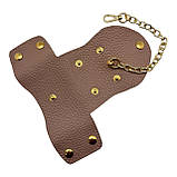 Шарм для сумки Конячка з натуральної шкіри 7869 Silver Taurus., фото 4