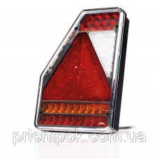 FT-277 L LED Універсальний світлодіодний задній ліхтар 12V, 6-функц, лівий без підсвічув 1м