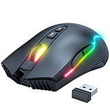 Ігрова безпровідна мишка ONIKUMA Gaming CW905 на 3600DPI 7 клавіш з RGB підсвіткою чорна, фото 2