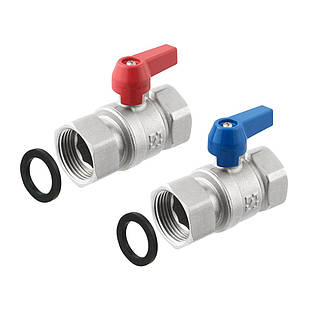 Комплект кранів кульових з накидною гайкою Raftec ВВ 1" RVMK03