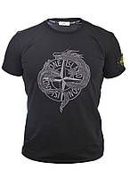 Футболка чоловіча Stone Island 25-25Y-09721 чорна