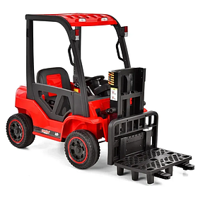 Дитячий електромобіль HECHT 52108 RED, навантажувач, 12 В, 2x40 Вт, до 35 кг