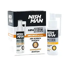 Засіб для стимуляції росту волосся Nishman 5% на 6 місяців (6 флаконів по 60 мл) (10703030)