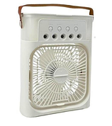 Настільний вентилятор Crownberg CB-410 з підсвіткою та функцією зволоження, білий