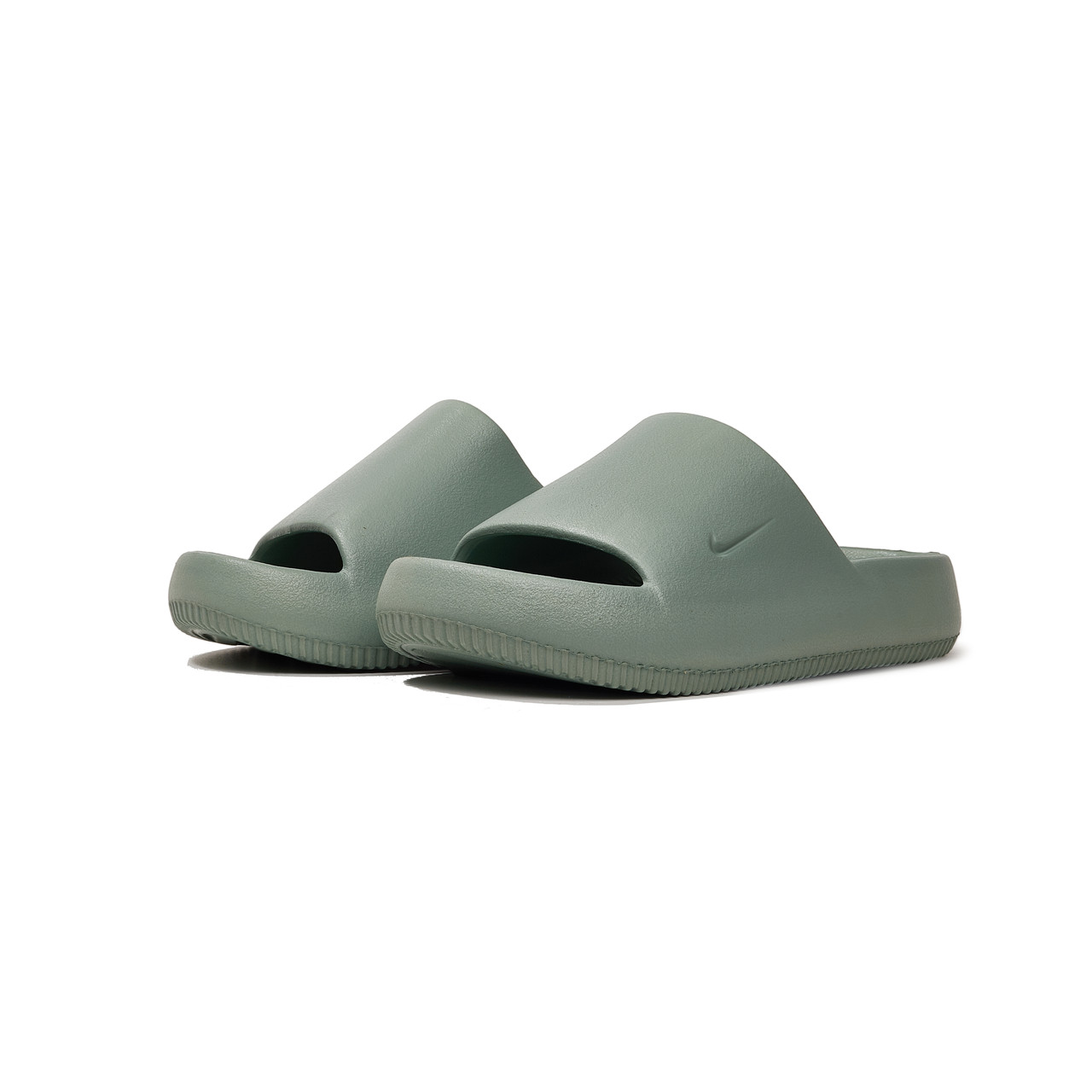 Зелені шльопанці жіночі Nike Calm Slide Light Green. Класні літні шльопки жіночі Найк Слайд., фото 1