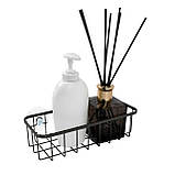 Полиця на присосках Lemax 225х95х77 мм, чорний нікель (EBA-03743S NF), фото 5