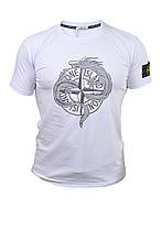 Футболка чоловіча Stone Island 25-25Y-09721 біла