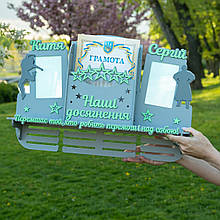 Медальниця для двох. Тримач для медалей. Холдер для медалей. Вішалка для медалей. Полиця для кубків