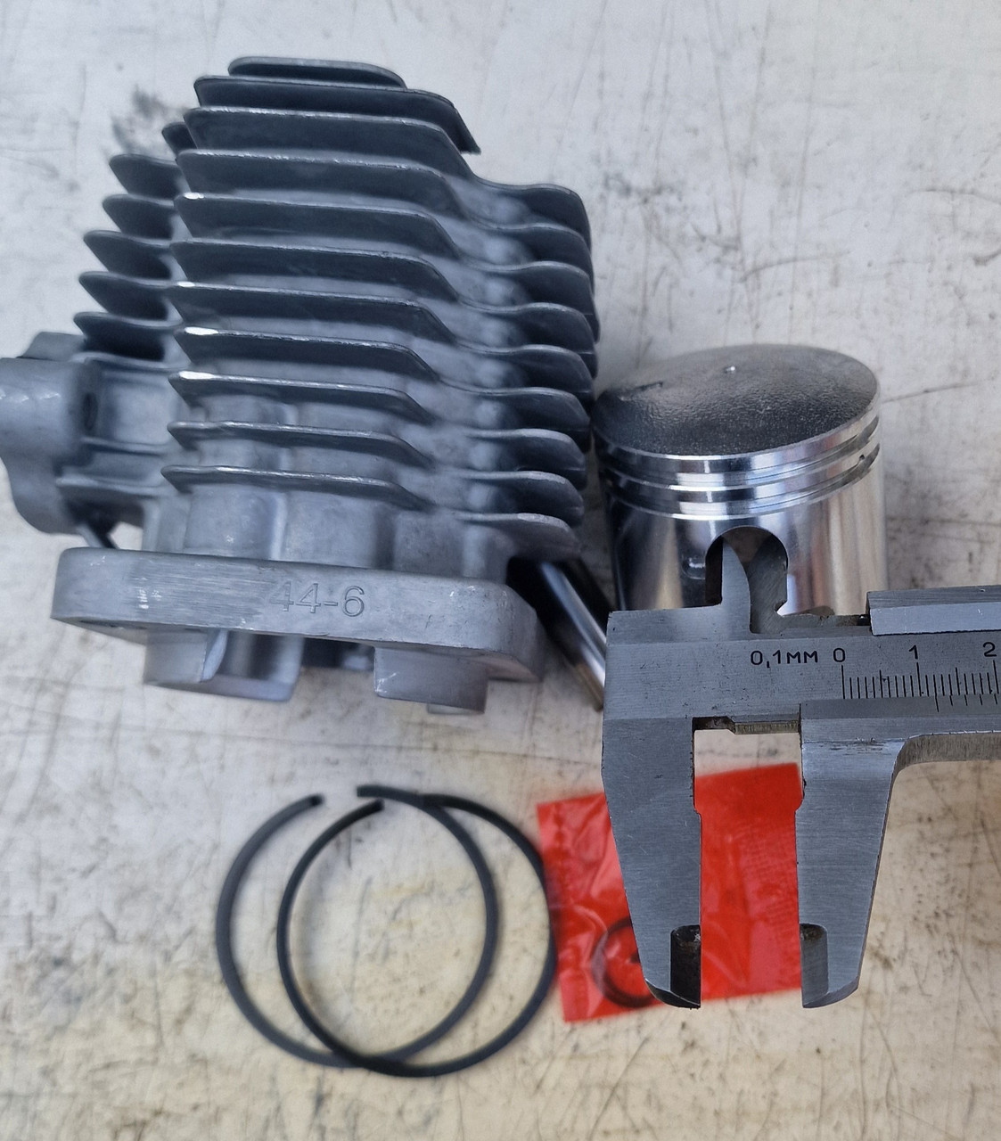 Циліндр помпа, квадрацикл без виходу під глушник 44 мм палець 10ммм, фото 1