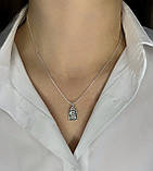 🕊️ Срібна ладанка чернена | Символ віри та захисту, фото 2