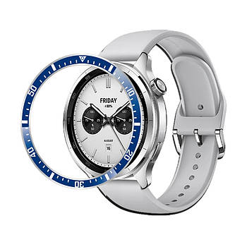 Кільце-накладка безеля для смарт годинника Xiaomi Watch S3/S4 Blue